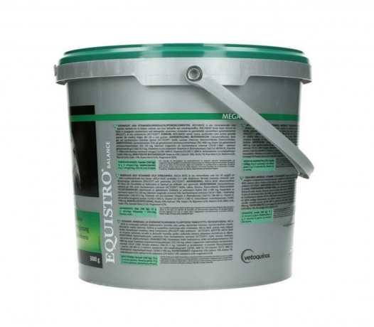 Equistro: Kerabol Biotin 1 кг + Mega Base 3 кг, Набор для лошадей: копыта, шерсть, витамины
