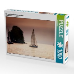 CALVENDO Puzzle CALVENDO Puzzle Mit dem Segelboot auf dem See Пазл CALVENDO Puzzle С парусником на озере