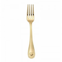 Rosenthal meets Versace Rosenthal Versace Medusa Besteck 14 gramm vergoldet - Feingold 999 Tafelgabel 20,5 cm Столовые приборы Rosenthal Versace Medusa 14 грамм с позолотой - столовая вилка из чистого золота 999 пробы 20,5 см
