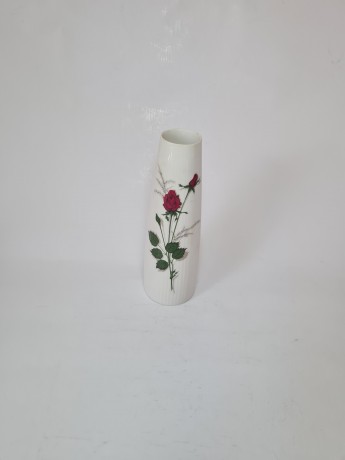 Seltmann Weiden Ваза "Красные розы", 20см, Германия, 1960-70гг.