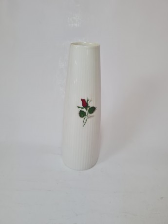 Seltmann Weiden Ваза "Красные розы", 20см, Германия, 1960-70гг.