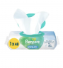 Pampers Harmonie Aqua Baby Wipes Box Детские Влажные салфетки Аква 99% воды, 48 шт (1 упаковка)