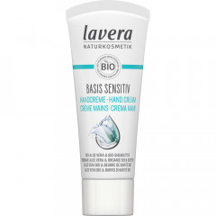 LAVERA basis sensitiv Handcreme Reisegrosse, 20 ml, Лавера Крем для рук для чувствительной кожи, в дорожном формате, био-алоэ вера и био-масло ши, 20 мл