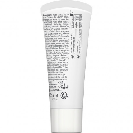 LAVERA basis sensitiv Handcreme Reisegrosse, 20 ml, Лавера Крем для рук для чувствительной кожи, в дорожном формате, био-алоэ вера и био-масло ши, 20 мл