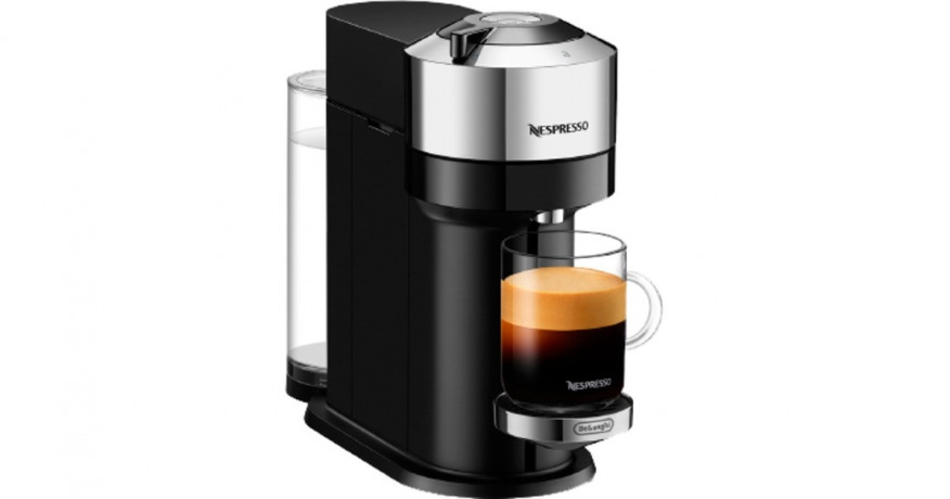 DeLonghi DeLonghi Nespresso VertuoNext Deluxe ENV120.C, Kapselmaschine schwarz/chrom schwarz, chrom DeLonghi Nespresso VertuoNext Deluxe ENV120.C, капсульная машина черный/хром