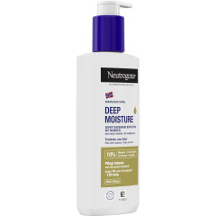 Neutrogena Bodylotion Norwegische Formel Deep Moisture Mandeloel, 250 ml, Neutrogena Норвежская формула Deep Moisture Лосьон для сухой и огрубевшей кожи тела с миндальным маслом, 250 мл