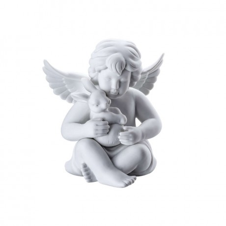 Rosenthal Rosenthal Engel mit Hase klein weiss matt 6,5 cm Rosenthal ангелочек с кроликом маленький белый матовый 6,5см