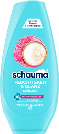 Schauma Conditioner Feuchtigkeit & Glanz, 250 ml, Schauma увлажняющий кондиционер Feuchtigkeit & Glanz с рисовой водой и провитамином B5, 250 мл