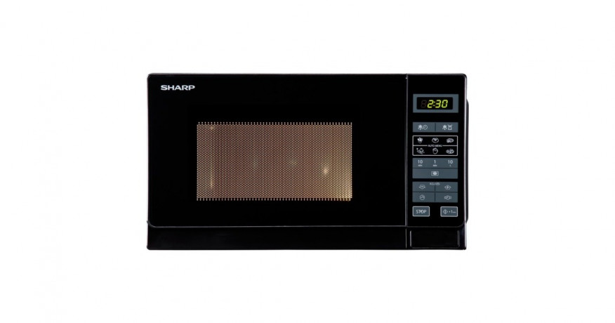 Sharp Sharp R742BKW, Mikrowelle schwarz  schwarz
