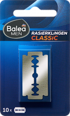 Balea MEN Rasierklingen Classic, 10 St, Классические лезвия для безопасной бритвы, 10 шт.