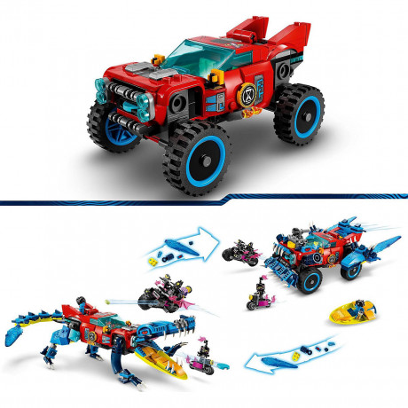 LEGO Dreamzzz 71458 Krokodilauto Конструктор Лего Автомобиль-крокодил