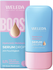 WELEDA Hyaluronic Moisture Serum Drops, 30 ml, Увлажняющие капли-сыворотка с гиалуронатом и снежным грибом, без отдушки, 30 мл