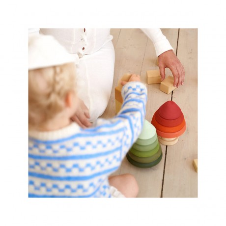 Montessori® Stapelturm Pilz Гриб свайной башни