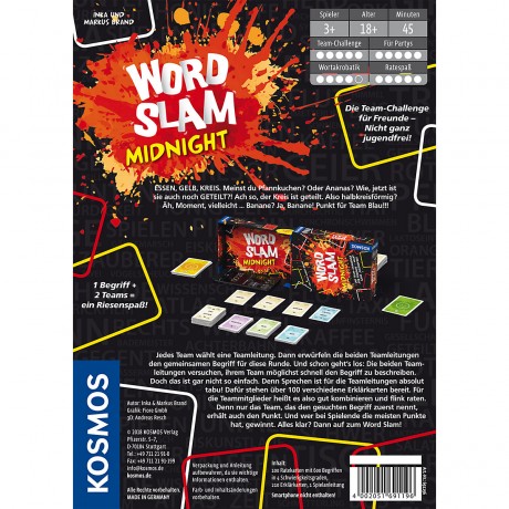 Kosmos Word Slam Midnight Word Slam Полночь