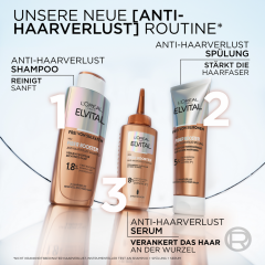 L'Oreal Paris Elvital Fiber Booster Anti-Haarverlust Serum, 102 ml, Несмываемая сыворотка для кожи головы против выпадения волос, с Aminexil-R, курс 6 недель, 102 мл