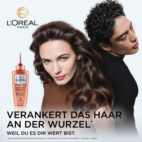 L'Oreal Paris Elvital Fiber Booster Anti-Haarverlust Serum, 102 ml, Несмываемая сыворотка для кожи головы против выпадения волос, с Aminexil-R, курс 6 недель, 102 мл