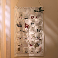 Vito & Joe Adventskalender 2026 Stoff zum Hängen, 100 × 60 cm, Тканевый адвент-календарь 2026 Vito & Joe для самостоятельного наполнения, 100 × 60 см
