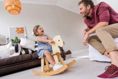 EverEarth Bambus Schaukelpferd Бамбуковая лошадка-качалка