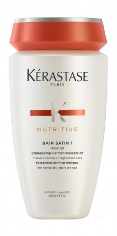 Kerastase Nutritive Irisome Bain Satin 1, Керастаз Увлажняющий шампунь для нормальных или слегка сухих волос, 250 мл