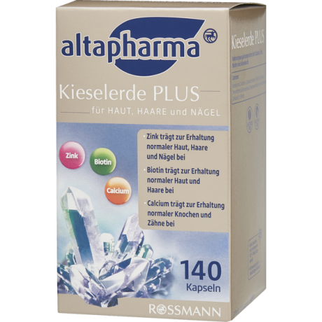 altapharma Kieselerde PLUS 140 kapseln, Кремнезема плюс для волос и кожи 140шт