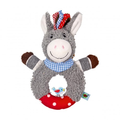 Die Spiegelburg Ringrassel Esel Кольцевая погремушка ослик