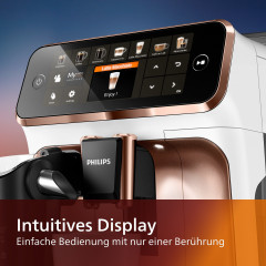 Philips Philips Kaffeevollautomat EP5443/70 5400 Series, 12 Kaffeespezialitaten, mit LatteGo-Milchsystem und TFT-Display  Полностью автоматическая кофемашина Philips EP5443/70 серии 5400, 12 видов кофе, с системой приготовления молока LatteGo и TFT-диспле