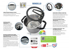 Elo Elo Topfset Rondello 4-tlg. edelstahl Набор кастрюль Elo Rondello, 4 предмета.