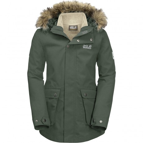 Jack Wolfskin Parka ELK ISLAND fur Madchen Парка ELK ISLAND для девочек