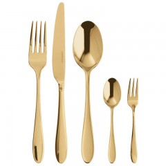 Sambonet Sambonet Velvet - Edelstahl / PVD Gold Besteckset 30-tlg. Sambonet Velvet - набор столовых приборов из нержавеющей стали / золота с PVD-покрытием, 30 предм.