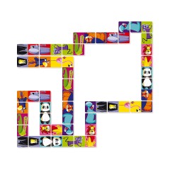 Janod Spiel Domino Im Koffer Игра домино в чемодане