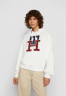 Tommy Hilfiger LARGE MONOGRAM TH Hoodie ecru БОЛЬШАЯ МОНОГРАММА TH Толстовка с капюшоном экрю