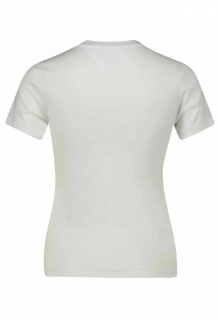 Tommy Hilfiger Print T-shirt white футболка с принтом белый