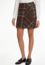 Tommy Hilfiger CHECK SHORT Wrap skirt grun CHECK SHORT Юбка с запахом зеленый
