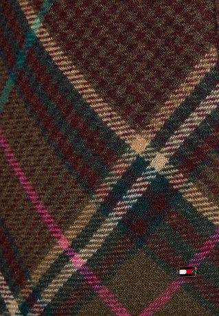 Tommy Hilfiger CHECK SHORT Wrap skirt grun CHECK SHORT Юбка с запахом зеленый