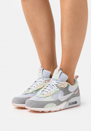 Nike Sportswear W AIR MAX 90 FUTURA Sneaker low grey/sky/pink W AIR MAX 90 FUTURA кроссовки женские низкие серый/небесный/розовый