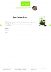 Krauterhaus Sanct Bernhardt Green Tea "Japan Sencha", 150 г