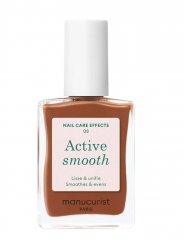 Manucurist Active Smooth 03, CC-лак для ногтей выравнивающий, терракотово-коричневый, эффект натурального маникюра