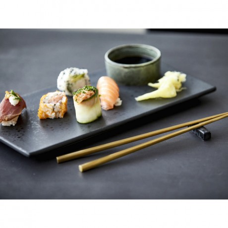 Bitz Bitz Classic black Platte 30x16 cm Тарелка Bitz Classic черная 30x16 см