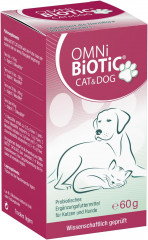  OMNi BiOTiC CAT &amp; Dog 60g, Инновационный пробиотик для кошек и собак, быстро восстанавливает баланс микрофлоры и укрепляет иммунитет, 60г