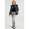 WE Fashion Madchen-Wendejacke mit Muster und Kunstfell Blazer fur Madchen Двусторонняя куртка для девочки с рисунком и блейзер из искусственного меха для девочки