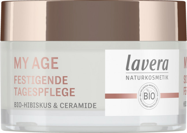 LAVERA My Age Festigende Tagespflege, 50 ml, Лавера Дневной крем укрепляющий Май Эйдж, био-гибискус и керамиды, для зрелой кожи, 50 мл