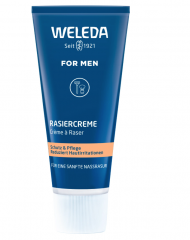 Weleda For Men Rasiercreme  Крем для бритья для мужчин с экстрактами анютиных глазок, козьего и миндального молока, 75мл