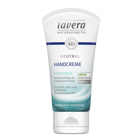 LAVERA Neutral Handcreme, 50 ml, Лавера Крем для рук без отдушек для сверхчувствительной кожи, био-масло примулы вечерней и био-масло ши, 50 мл