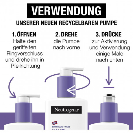 Neutrogena Bodymilk Hautstraffend, 250 ml, Neutrogena Норвежская формула Подтягивающее молочко для тела с глицерином и минеральным комплексом, 250 мл