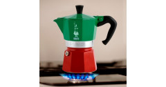 Bialetti Bialetti Moka Express Tricolore, Espressomaschine grun/rot, 6 Tassen  grun, rot Bialetti Moka Express Tricolore, эспрессо-машина зеленый/красный, 6 чашек