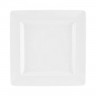 Friesland Friesland Jeverland Weiss Fruhstucksteller eckig 21,5x21,5 cm Friesland Jeverland Weiss Тарелка для завтрака квадратная 21,5x21,5 см