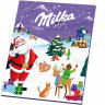 Milka Adventskalender klein, Milka компактный шоколадный адвент-календарь 2026 с 24 фигурками, 90 г