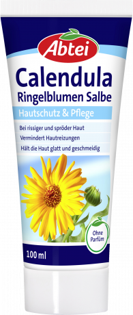 Abtei Ringelblumen Salbe 100 ml, Abtei Косметическая мазь с календулой для сухой и чувствительной кожи лица, рук и ног, 100 мл