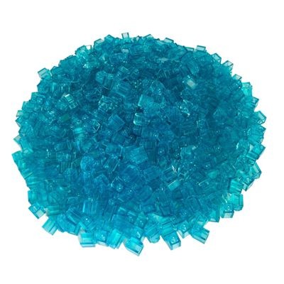 LEGO LEGO 1x1 Steine transparent Blau - 250 stuck - Trans-Light blue 3005 Прозрачные синие кубики LEGO 1x1 — 250 штук — Trans-Light blue 3005