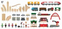 BRIO Strassen Schienen Set Deluxe Дорожный рельс комплект люкс